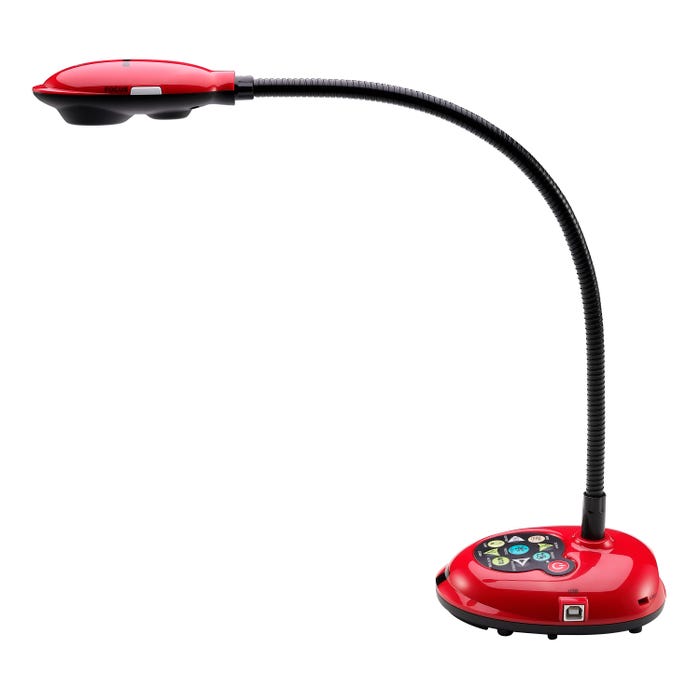 Dukane 336C Plug & Play Document Camera, 4K, Red