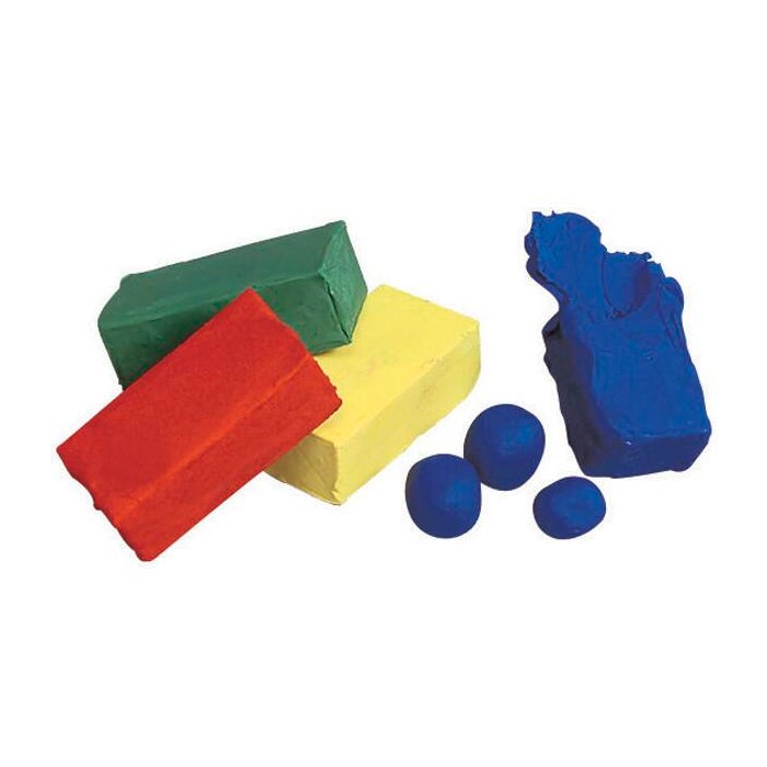 Claytoon Oil Based Modeling Clay Set, Assorted Colors, Set of 4