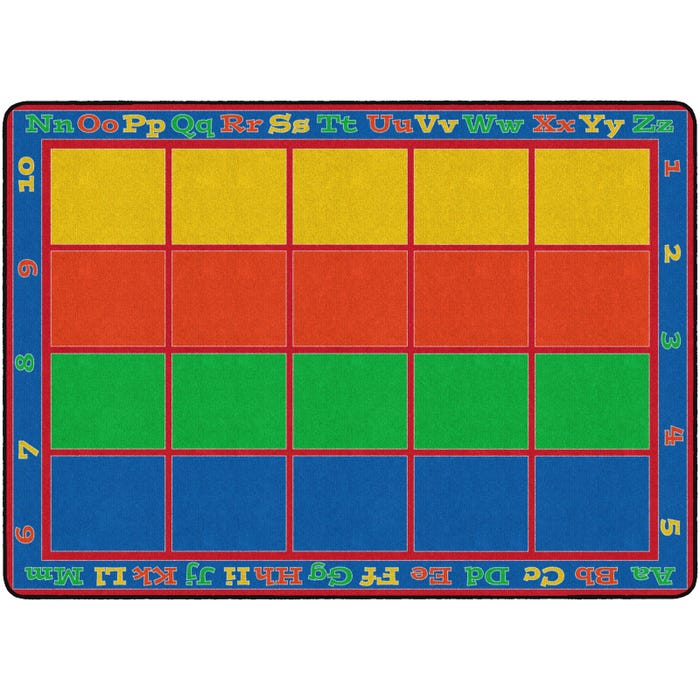 Flagship Carpets Sitting Grid Carpet, Rectangle