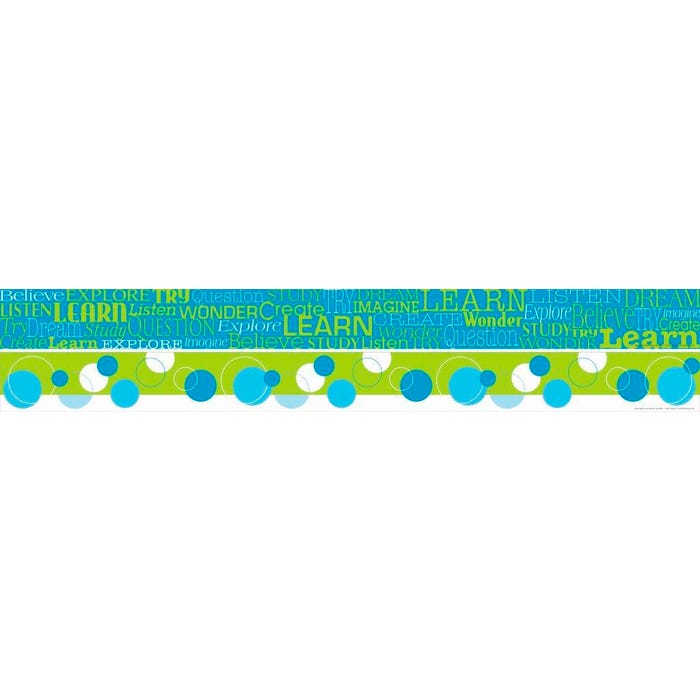 Barker Creek Learn Double Sided Trimmer, 3 x 35 Inches, Pack of 12