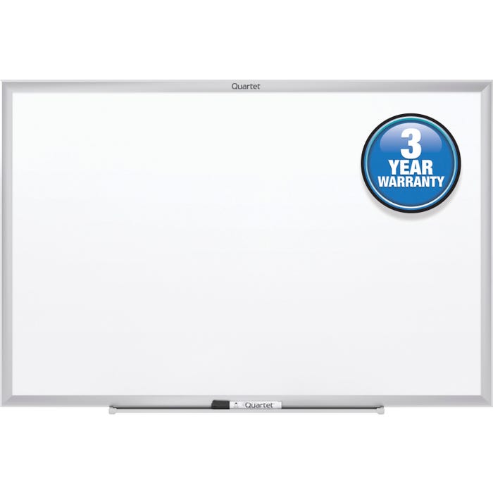 Quartet Markerboard, 60 x 36 Inches, Aluminum Frame, Melamine, SatInches, Horizontal/Vertical Mount