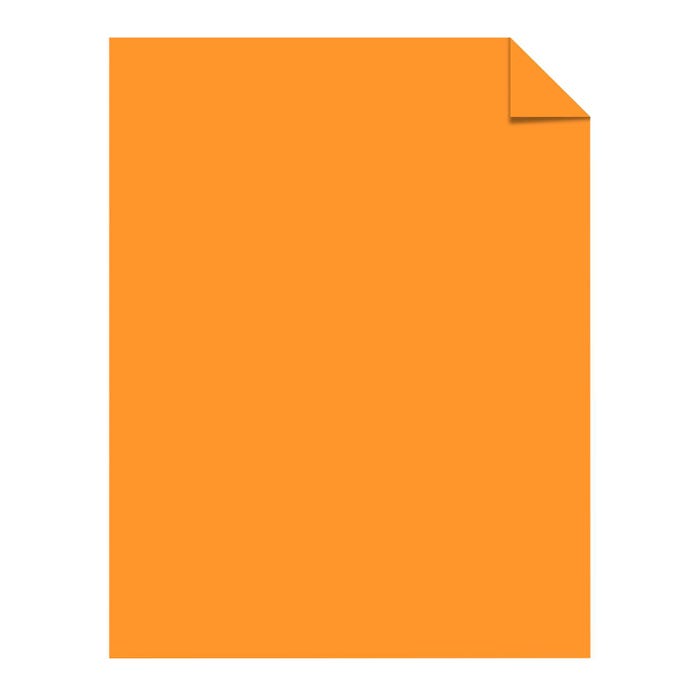 Astrobrights Colored Copy Paper, Cosmic Orange, 8-1/2 x 11 Inches, 24 Bond, 5000 Sheets
