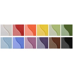 Sax Underglaze Set, 1 Pint Containers, Assorted Colors, Set of 12 1371408