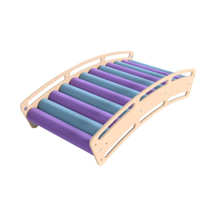 Abilitations Roll-N-Ride One Roller Section, 47-5/8 x 24 x 9-1/2 Inches, Blue and Purple