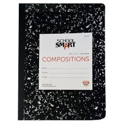 School Smart Picture Story Composition Book, 9-3/4 x 7-1/2 Inches, 100 Sheets 1335763