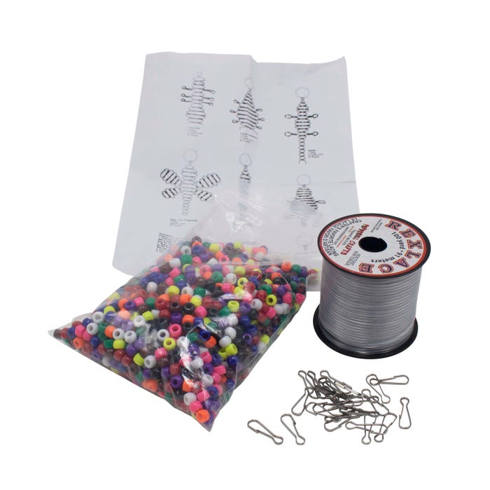 Pepperell Braiding Animal Lacing Bead Kit