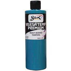 Image for Sax Versatemp Premium Heavy-Bodied Tempera Paint, 1 Pint, Turquoise from School Specialty