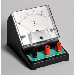Frey Scientific Economy DC Voltmeter Dual Range, 0-5V (0.1V); 0-15V (0.3V), Item Number 584706