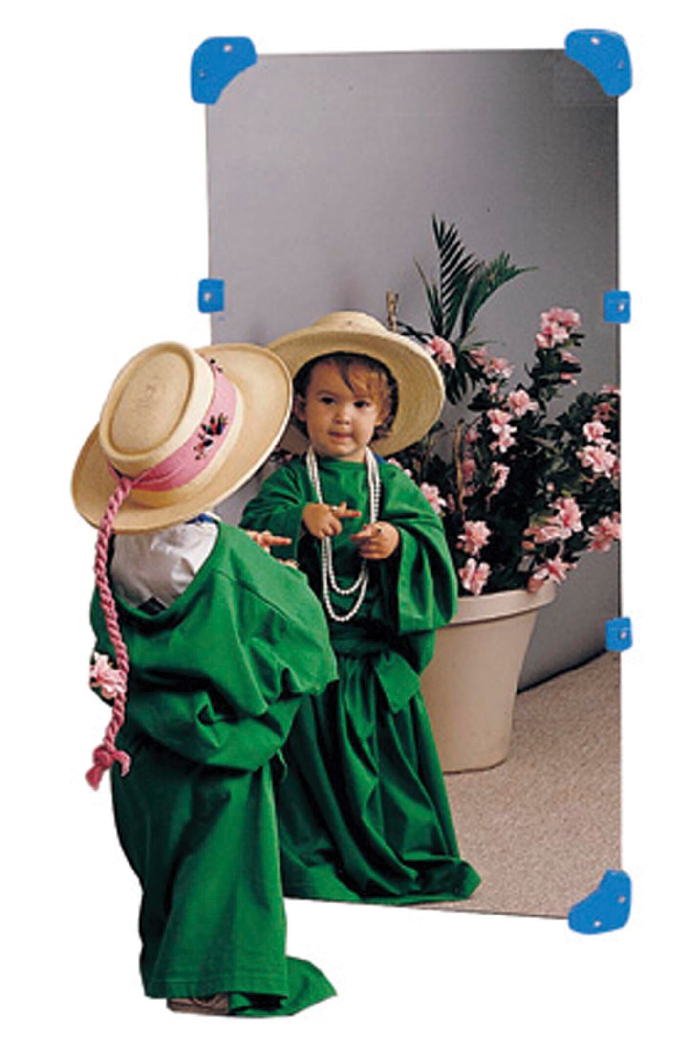 Children's Factory Shatter Resistant Dramatic Play Mirror, 48 X 24 in, Item Number 019683