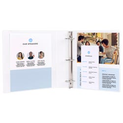 Avery Economy Round Ring View Binder, 2 Inch, White 1565393