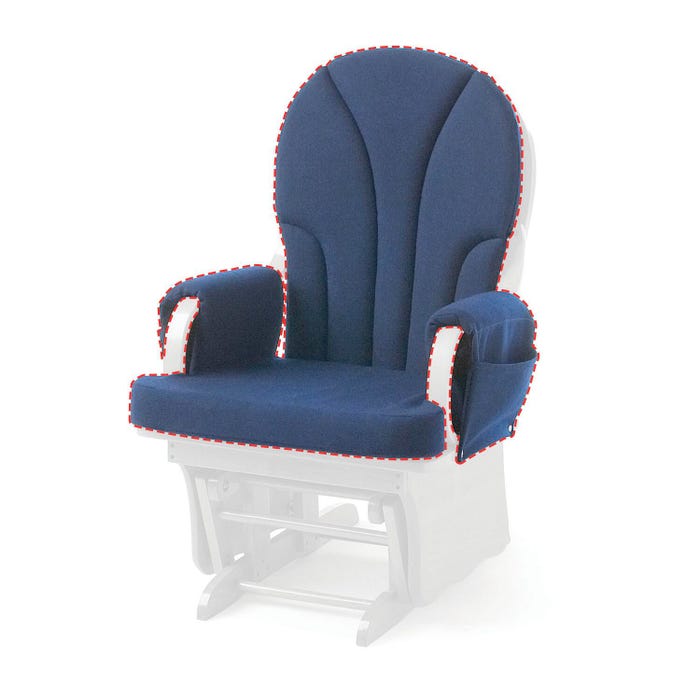 Foundations Replacement Cushion, Blue, for Use with Lullaby Glider Rocker