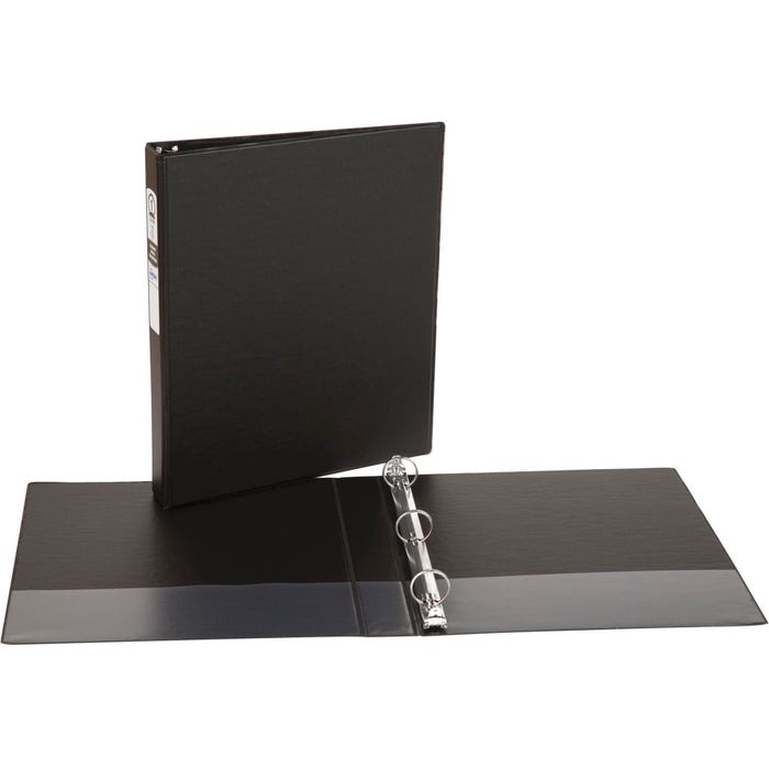 Avery Economy Binder, 1 Inch Round Ring, Black