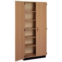 Stevens I.D. Systems 6 Shelf Cabinet with Locking Double Doors, 36 x 23 x 84 Inches 4001094