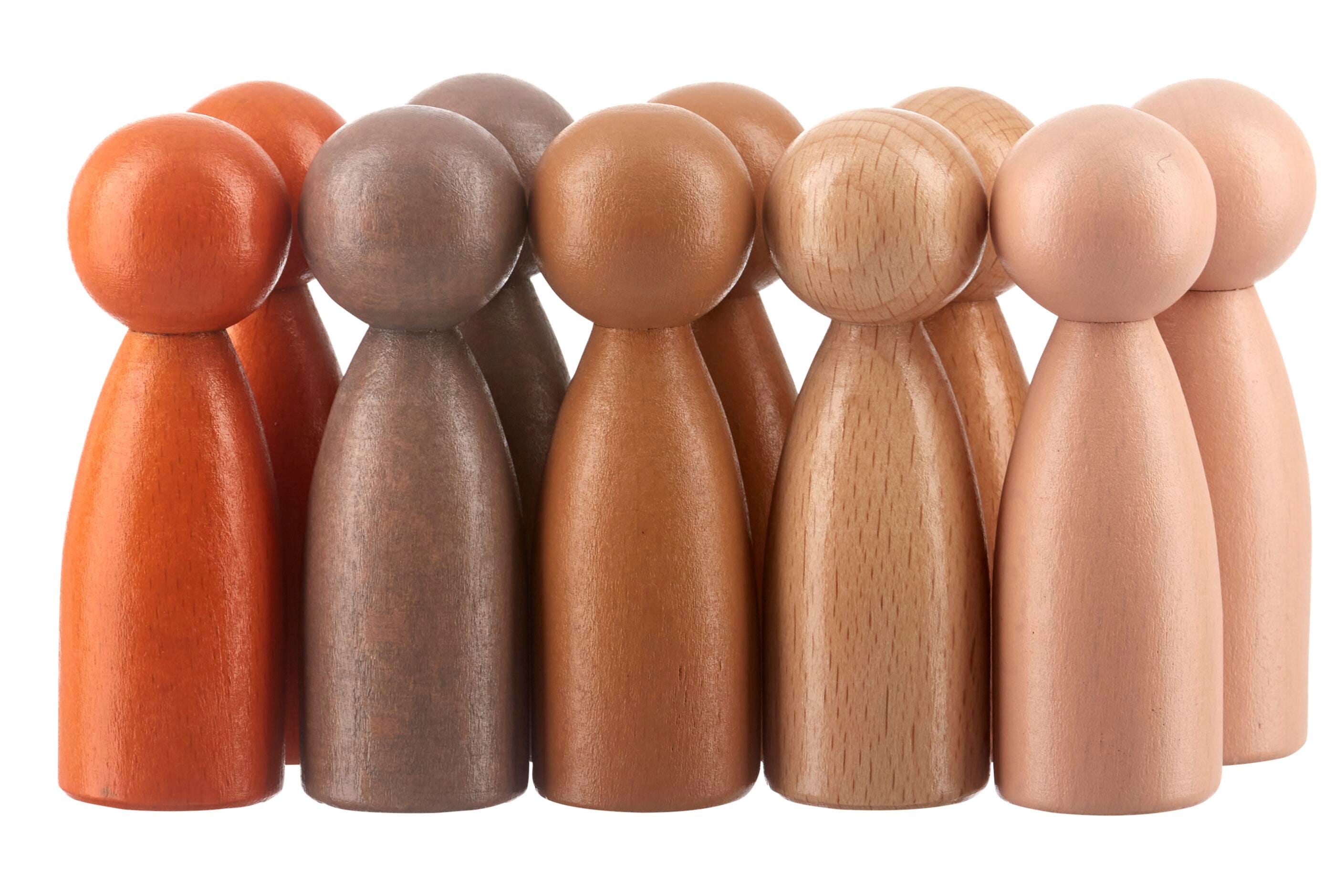 Image for The Freckled Frog Peg People of the World, Set of 10 from School Specialty