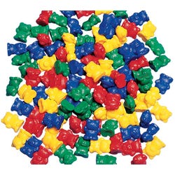 Achieve It! Small Bear Counters, 3/4 Inches, Assorted Colors, Set of 100, Item Number 2105033