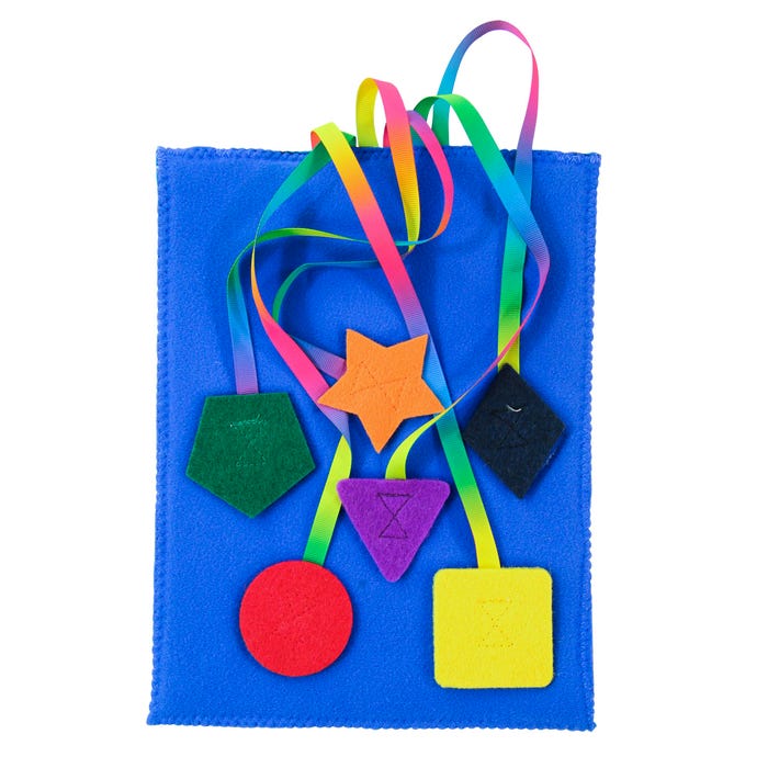 Abilitations Soft Shape Sorter, 10 1/4” x 7 3/4” Inches