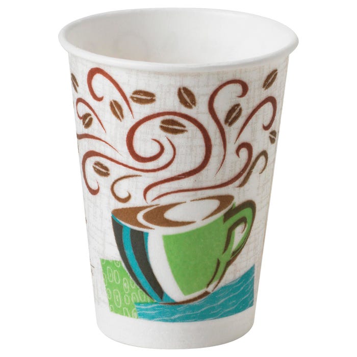 Dixie Foods Perfectouch Insulated Hot Cup, 8 oz Wise Sized, Pack of 500