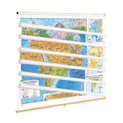 Nystrom Land Cover Map Continents and Regions Set, Item Number 1398279