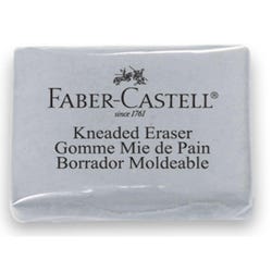 Faber-Castell Kneaded Erasers, Gray, Medium, Box of 24