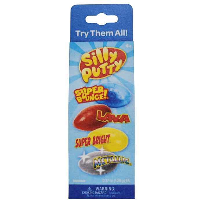 Crayola Silly Putty Variety Set, Assorted Colors, 0.37 Ounces, Set of 4