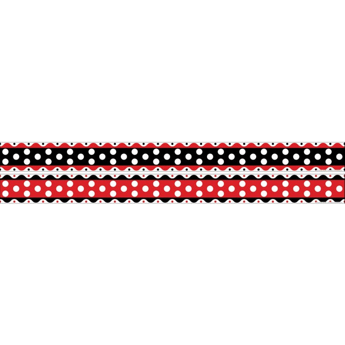 Barker Creek Just Dotty Double Sided Trimmer, 3 x 35 Inches, Pack of 12