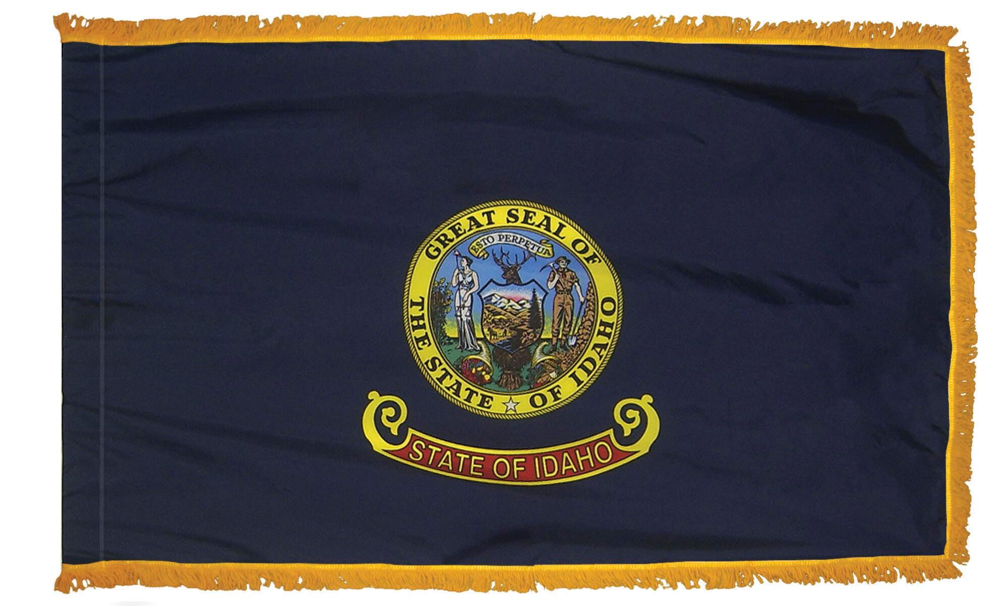 Image for Annin Idaho State Flag, Nylon, Indoor, 3 x 5 Feet from School Specialty