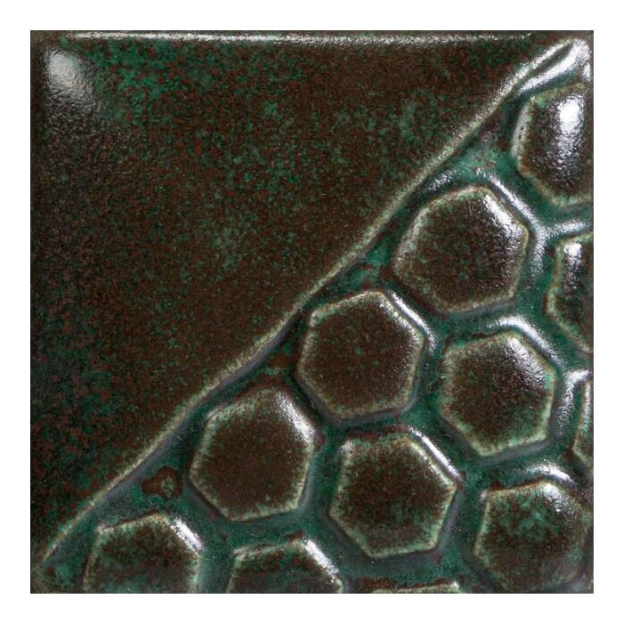 Mayco Elements Glaze, Pint, EL-122 Malachite Green, Opaque