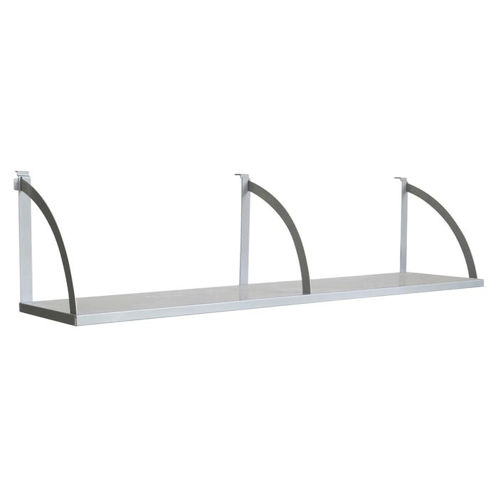 Lorell Panel Shelf, 56-1/4 x 11-3/4 x 14-1/4 Inches, Aluminum