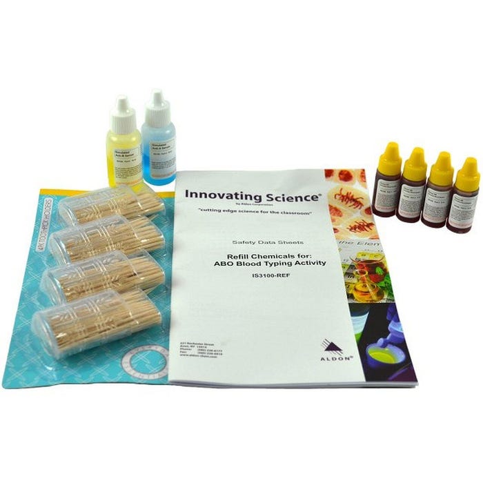 Innovating Science ABO Blood Typing Lab Refill Kit