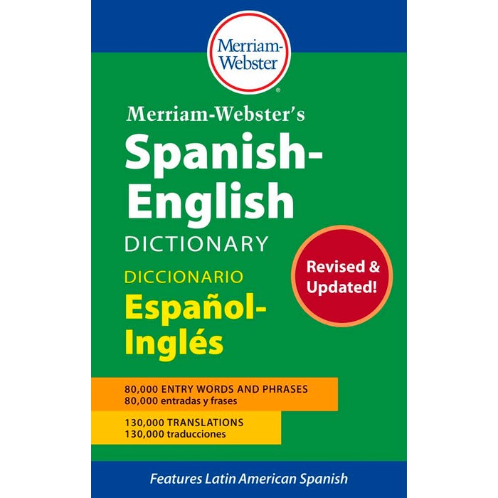 Merriam-Webster’s Spanish-English Dictionary, Hardcover