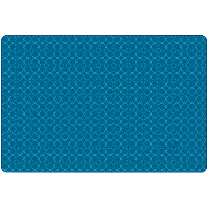 Carpets for Kids KIDSoft Comforting Circles Carpet, Rectangle