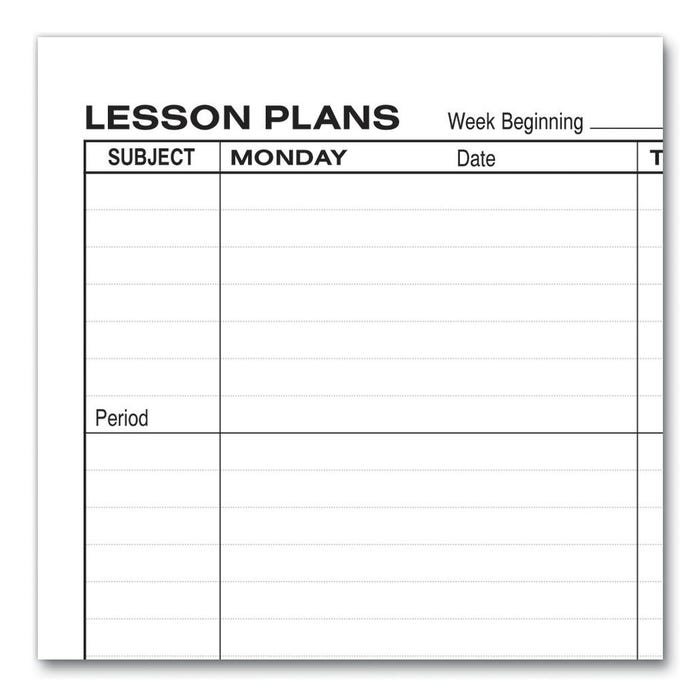 hammond-stephens-7-subject-40-week-lesson-plan-book-letter-size-green-blue for Free Printable Blank Lesson Plan Template Hammond & Stephens 7 Subject 40 Week Lesson Plan Book, Letter Size, Green/ Blue for Free Printable Blank Lesson Plan Template
