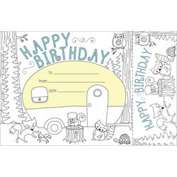 Barker Creek Color Me! Happy Birthday Awards and Bookmarks Set, Item Number 1595302