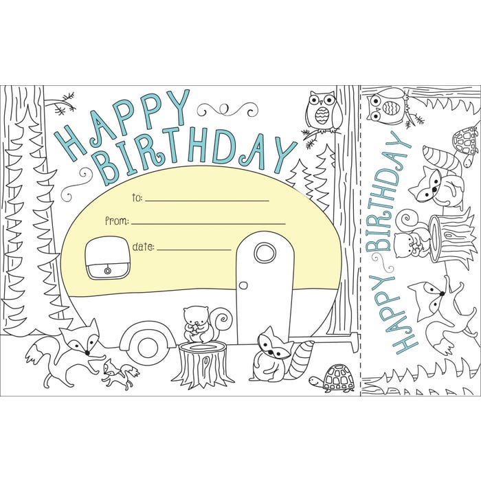 Barker Creek Color Me! Happy Birthday Awards and Bookmarks Set , Pack of 30