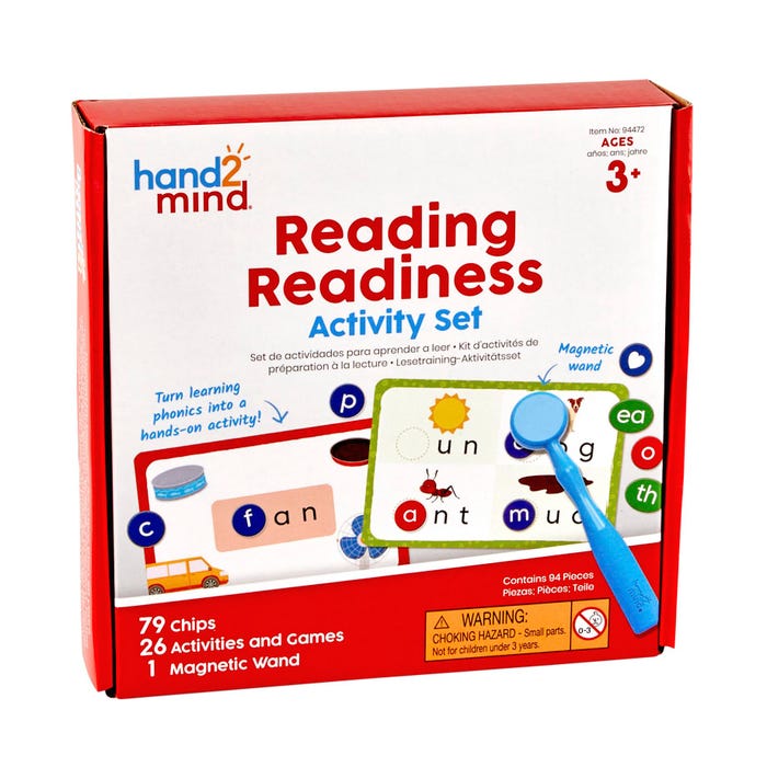 Hand2Mind Reading Readiness Activity Set, Grades PreK to 3