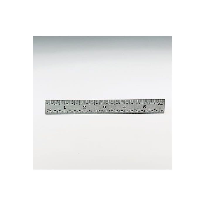 General Tool Precision Stainless Steel Stiff Ruler, 6 Inches