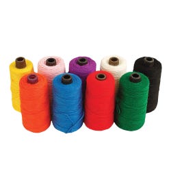Pepperell Braiding Acrylic Double Weight Yarn Box, 4-Ply, Assorted Colors, Set of 9