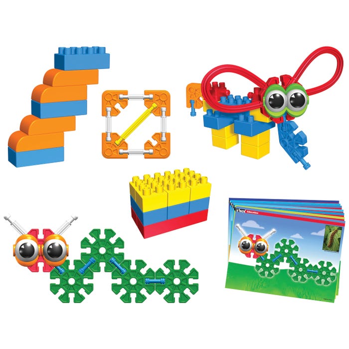 K'NEX Kid Classroom Collection with Building Cards, Set of 225