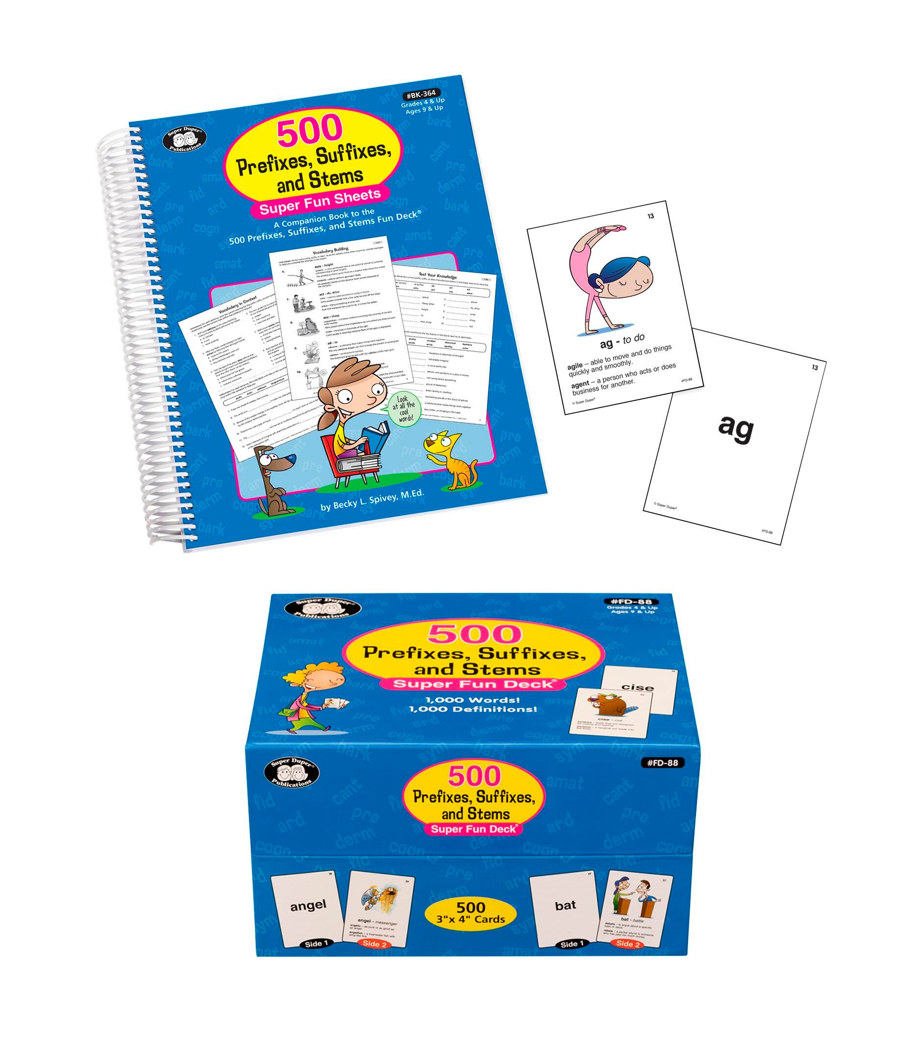 Super Duper Word Stems Combo, Item Number 2092681
