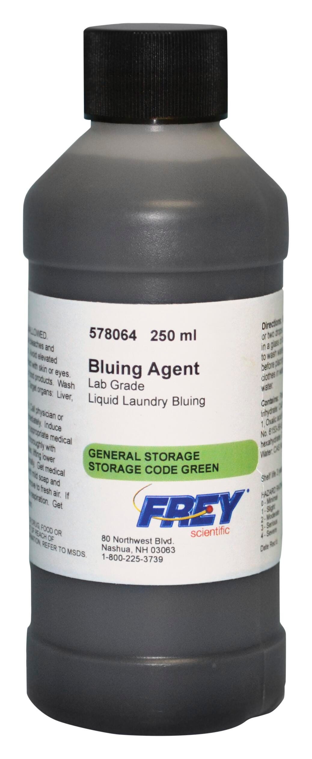 Frey Scientific Bluing Agent, 250 mL, Lab Grade, Item Number 578064