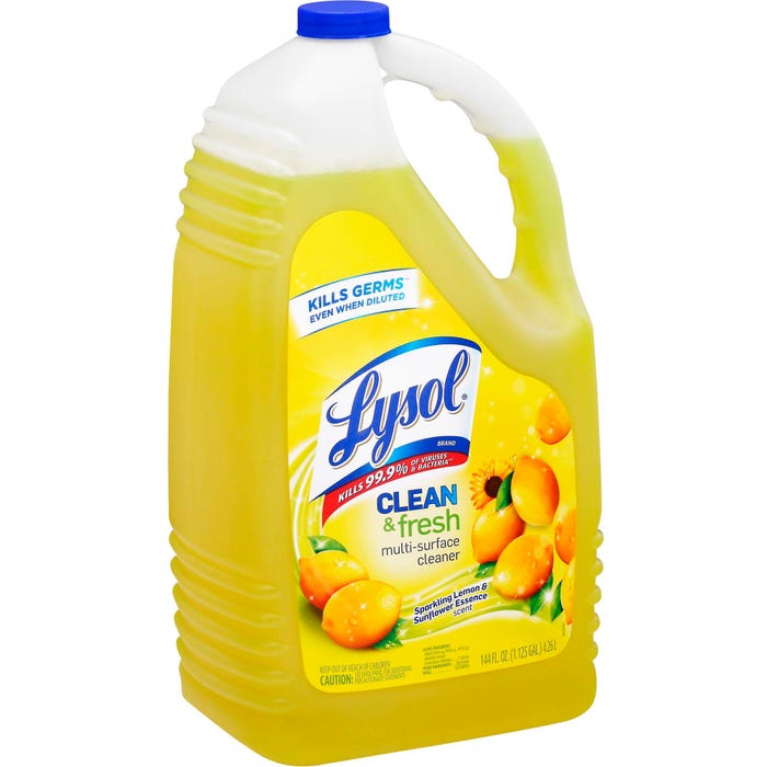 Lysol Multi-Surface Cleaner, 144 Ounces, Clean/Lemon Fresh Scent