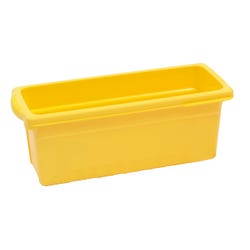 Copernicus Small Open Tub, 6-1/2 x 15-3/4 x 6 Inches, Yellow