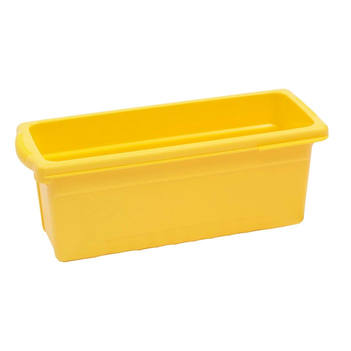 Copernicus Small Open Tub, 6-1/2 x 15-3/4 x 6 Inches, Yellow