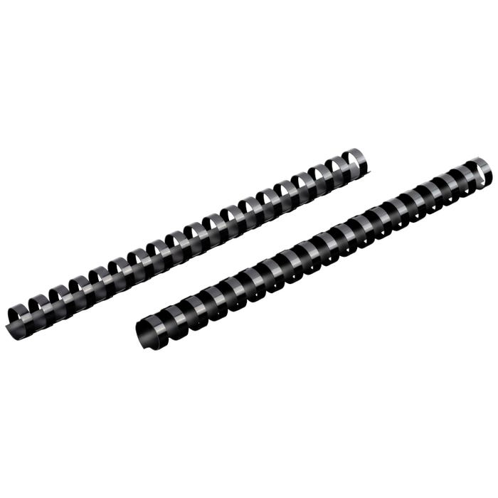 Mead CombBind Binding Spines, 5/8 Inch, Black, Pack of 125