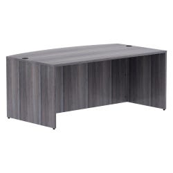 Classroom Select Laminate Bow Front Desk Shell, 70-7/8 x 41-3/8 x 29-1/2 Inches, Weathered Charcoal 2048364