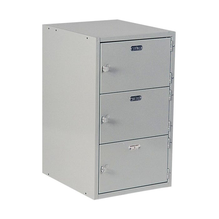 Montisa Base Cabinet with 3 Horizontal Lockers