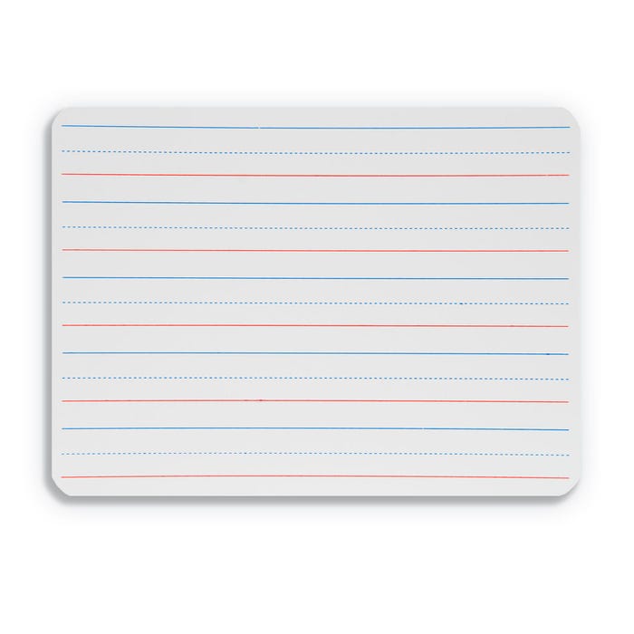 Flipside Lined/Plain Two-Sided Magnetic Dry Erase Board, 9 x 12 Inches