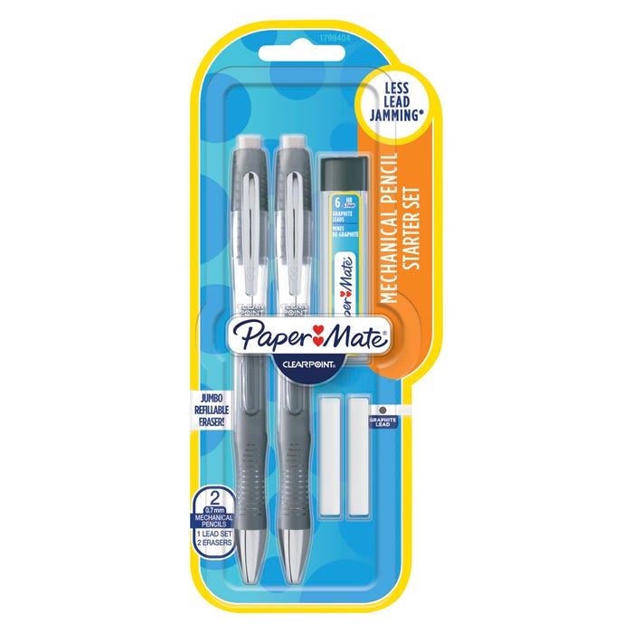 Paper Mate Clearpoint Elite Mechanical Pencil Starter Set, mm Tips