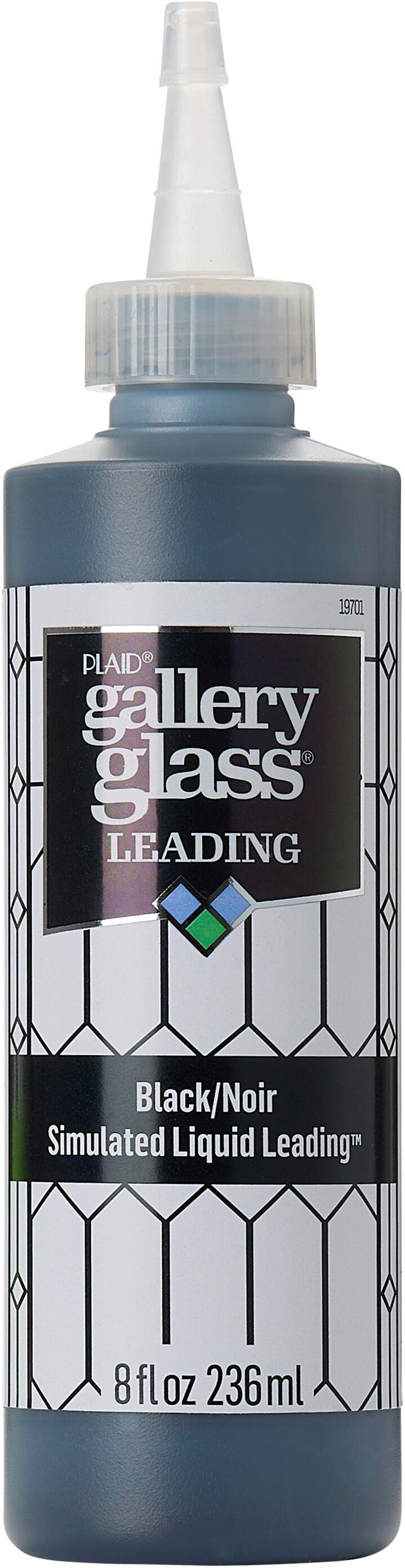 Plaid Enterprises Gallery Glass Lead Liquid, 8 Ounces, Each, Item Number 2103280