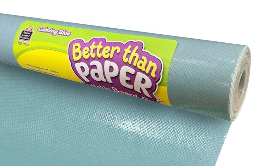 Image for Teacher Created Resources Better Than Paper Bulletin Board Roll, Calming Blue from School Specialty